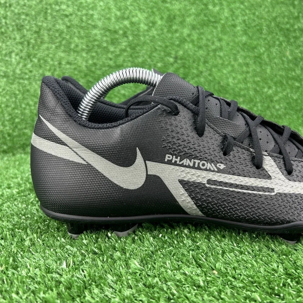 Nike Phantom GT2 Club Mg Soccer Cleats Black Iron Grey DA5640-004‎ Men's 9 Boots